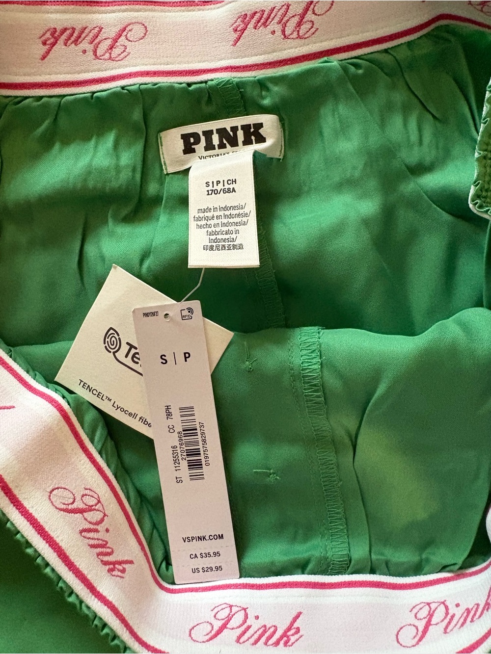 PINK Victoria's Secret Women's Green Lounge Shorts